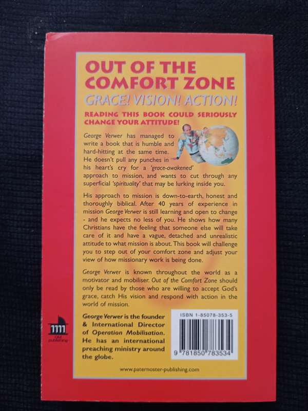 Out of the Comfort Zone by George Verwer