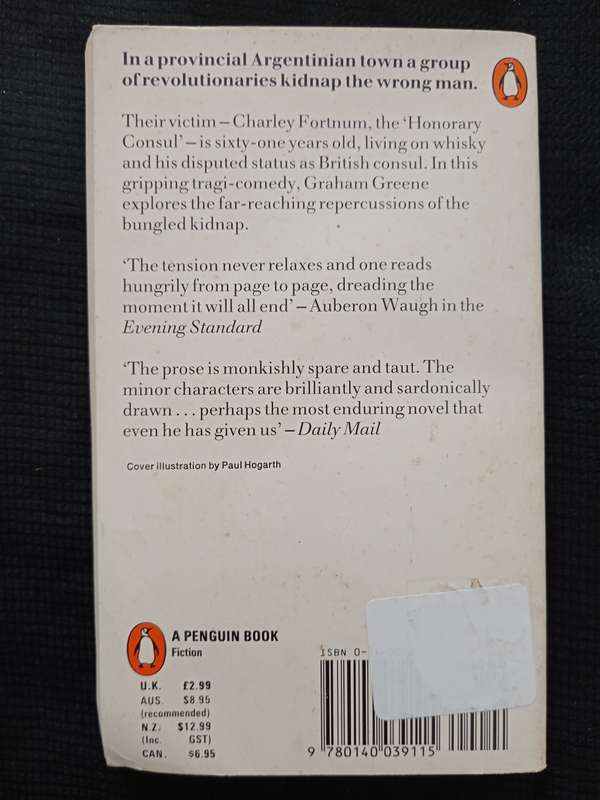 The Honorary Consul by Graham Greene