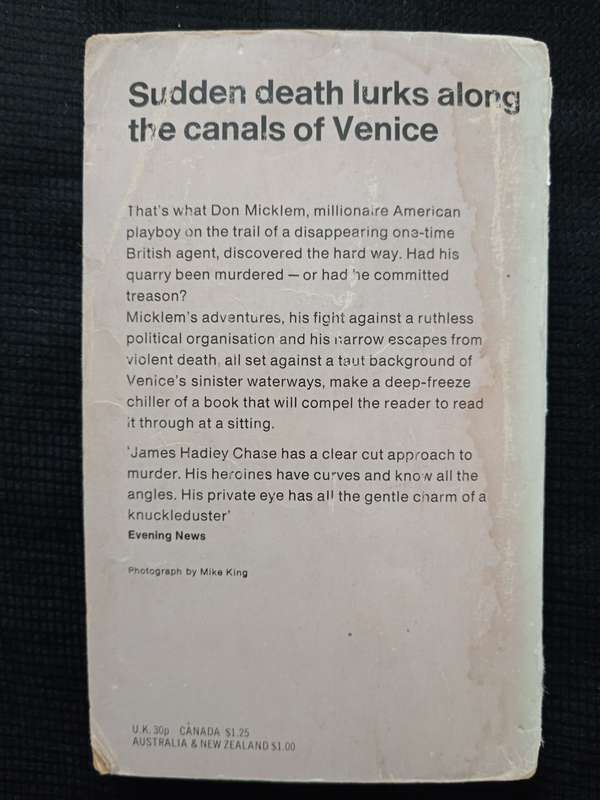 Mission to Venice by James Hadley Chase