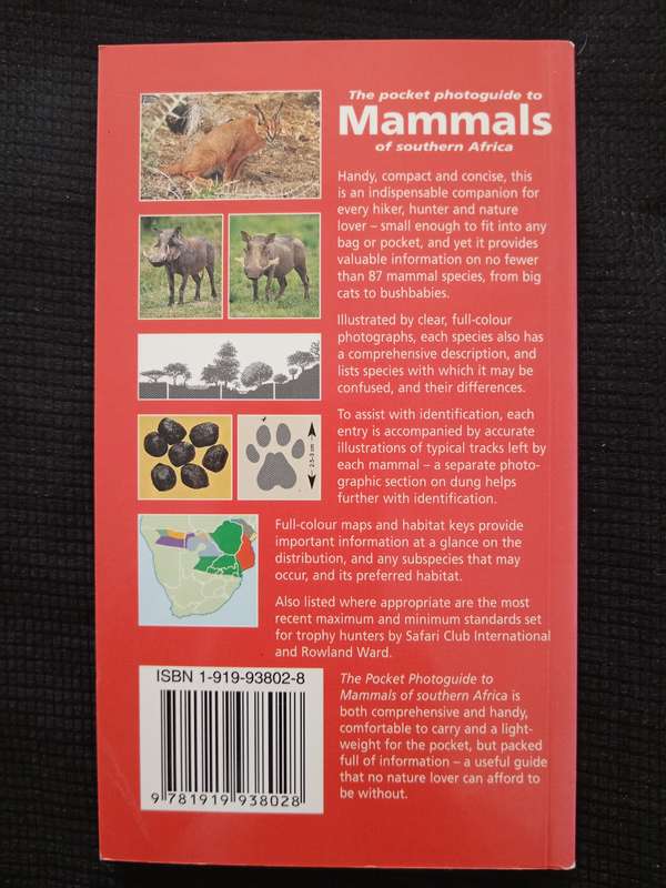 The photoguide of Mammals of Southern Africa by Burger Cillié