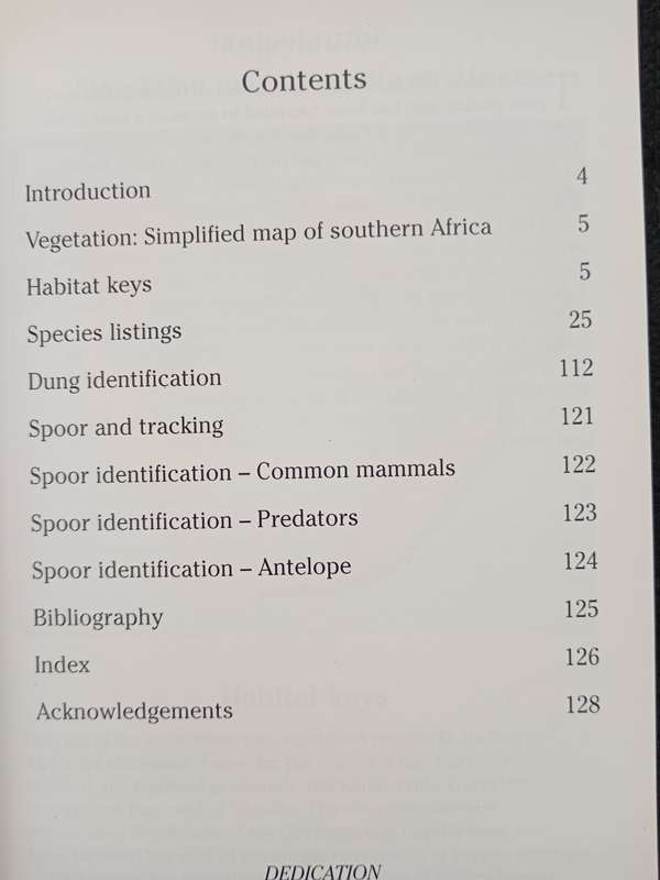 The photoguide of Mammals of Southern Africa by Burger Cillié