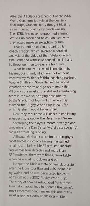 Graham Henry Final Word by Bob Howitt