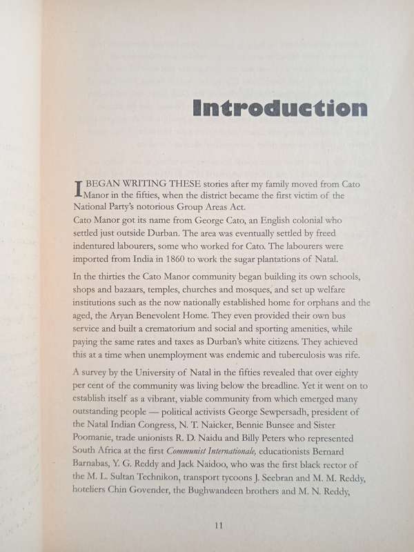 At the Edge and other Cato Manor Stories by Ronnie Govender