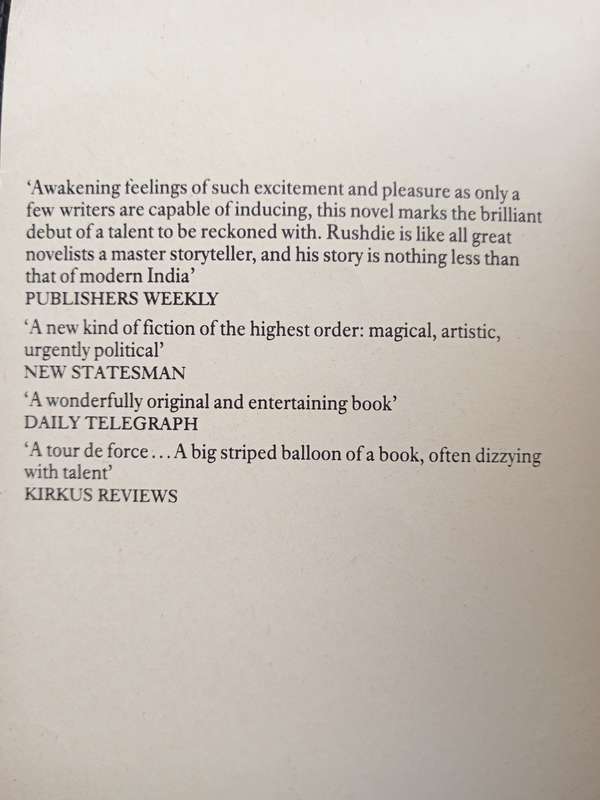 Midnight's Children by Salman Rushdie