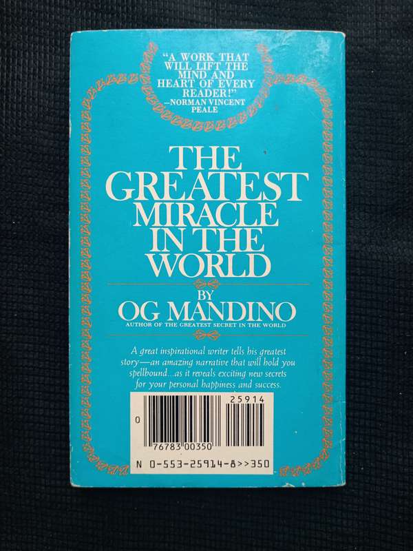 The Greatest Miracle in the World by Og Mandino
