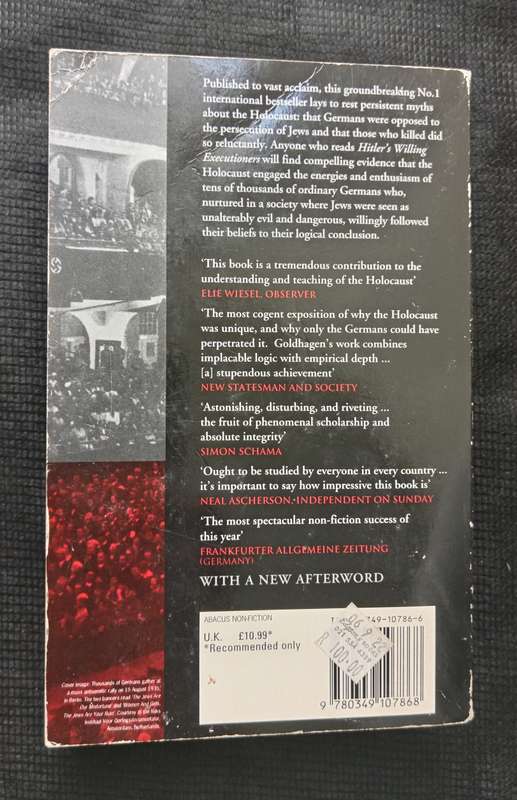 Hitler's Willing Executioners by Daniel Jonah Goldhagen