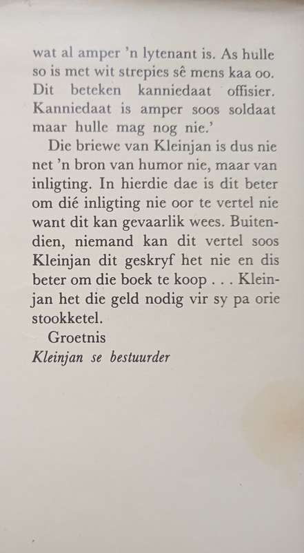 MA Weet Mos by Johan van Pletzen