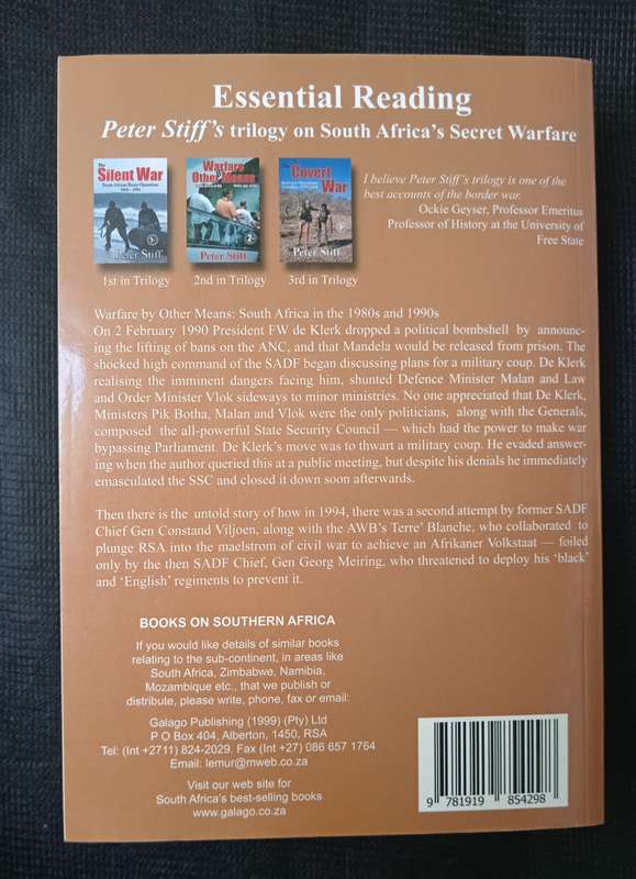 Warfare by Other Means by Peter Stiff