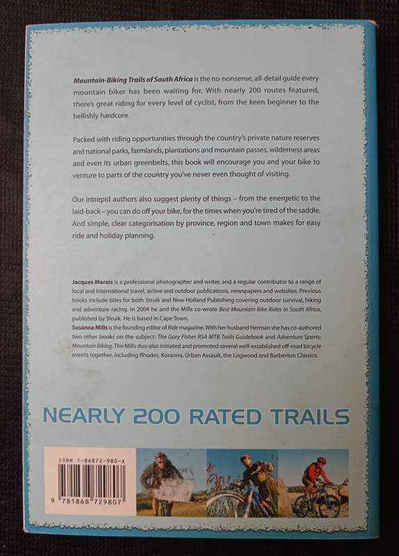 Mountain Biking Trails of South Africa by Jacques Marais & Susanna Mills