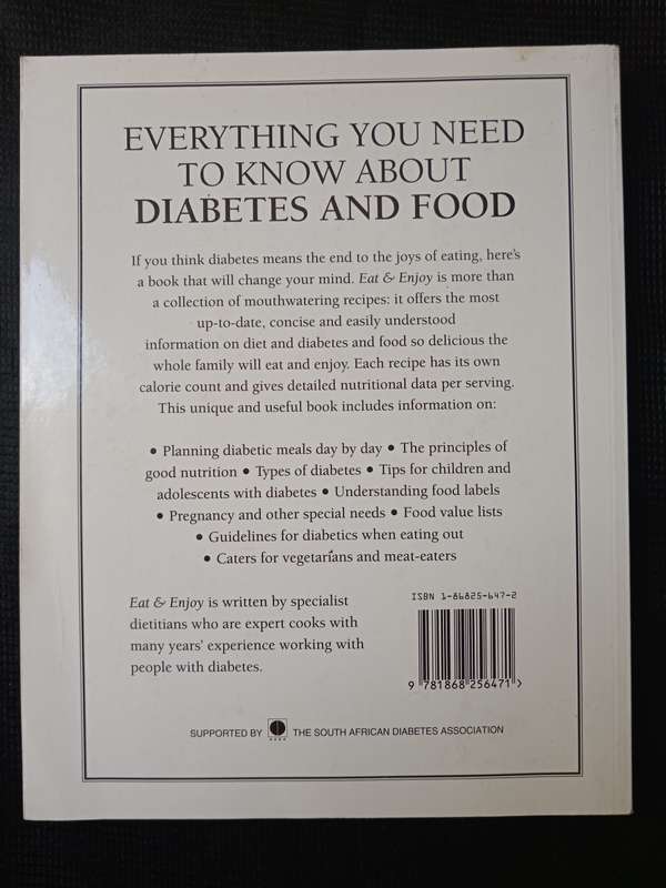 Diabetes Eat & Enjoy by Christine Roberts, Jennifer Mcdonald & Margaret Cox