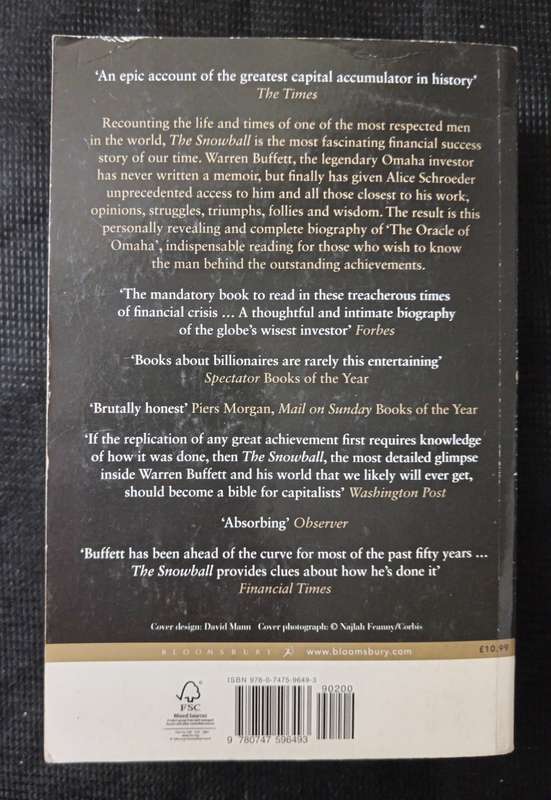 The Snowball Warren Buffett & the Business of Life by Alice Schroeder
