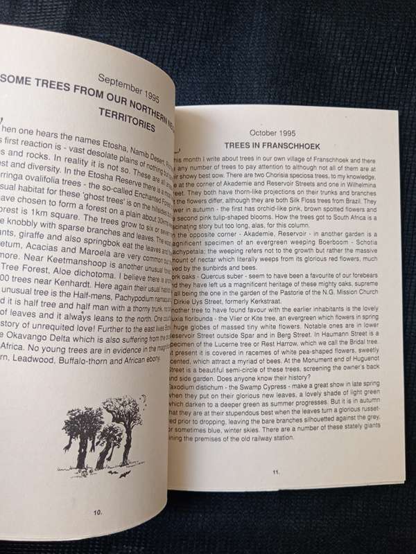 Trees A collection of writings by Betty Louw (Mafunyani) Compiled by Louise Jackson