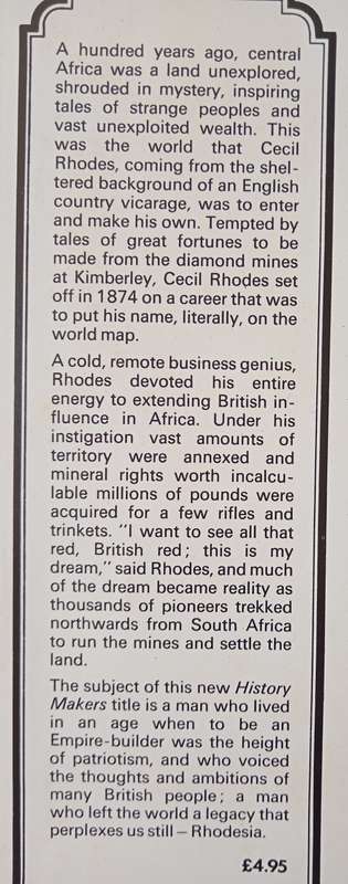 Cecil Rhodes by Neil Bates