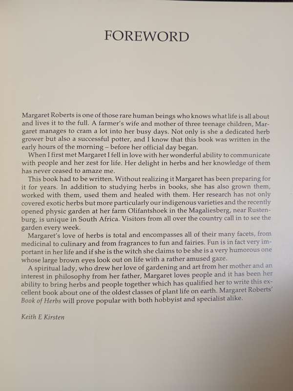 Margaret Roberts Book of Herbs