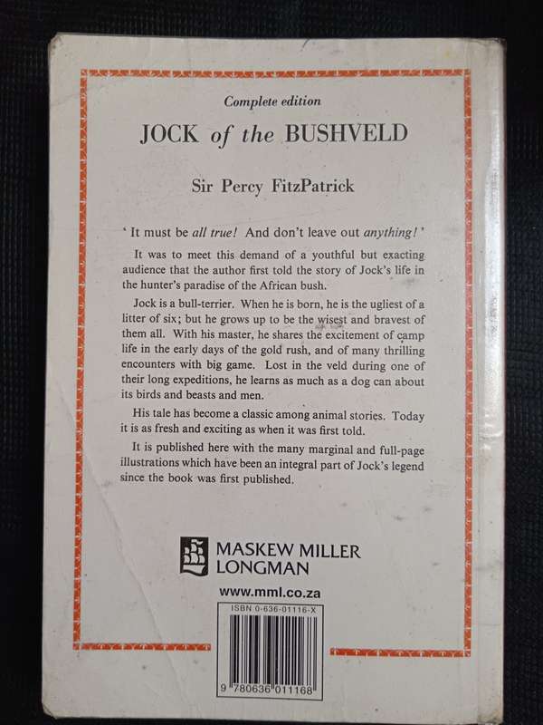 Jock of the Bushveld by Sir Percy Fitzpatrick