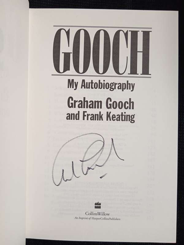 Gooch My Autobiography by Graham Gooch & Frank Keating