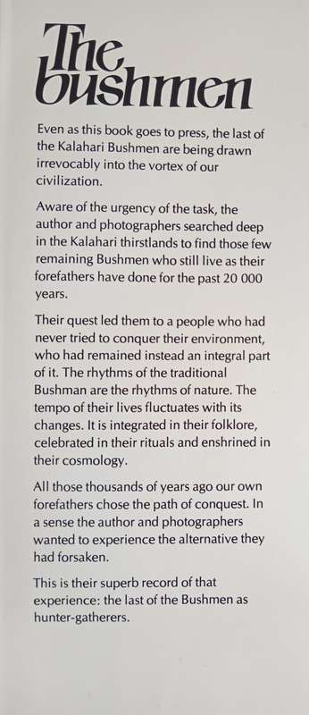 The Bushmen by Alf Wannenburgh, Peter Johnson & Anthony Bannister
