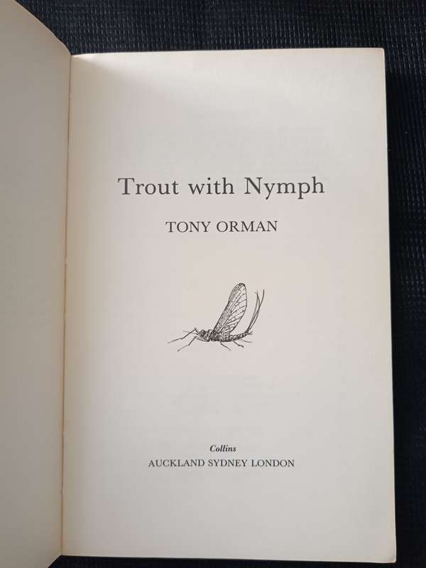 Trout with Nymph by Tony Orman