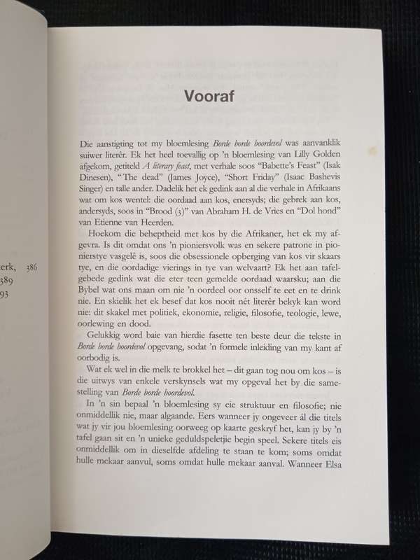 Borde Borde Boordevol by Hennie Aucamp