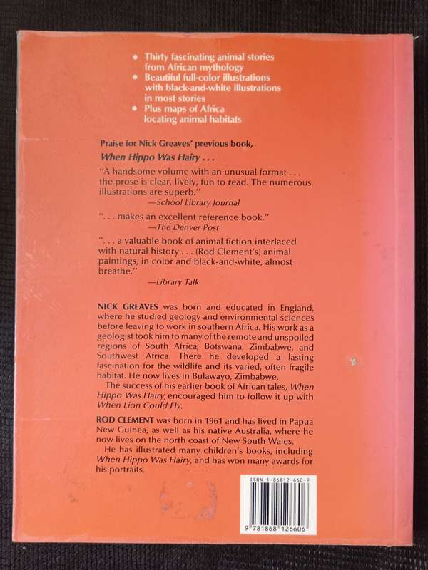 When Lion Could Fly and other tales from Africa Told by Nick Greaves