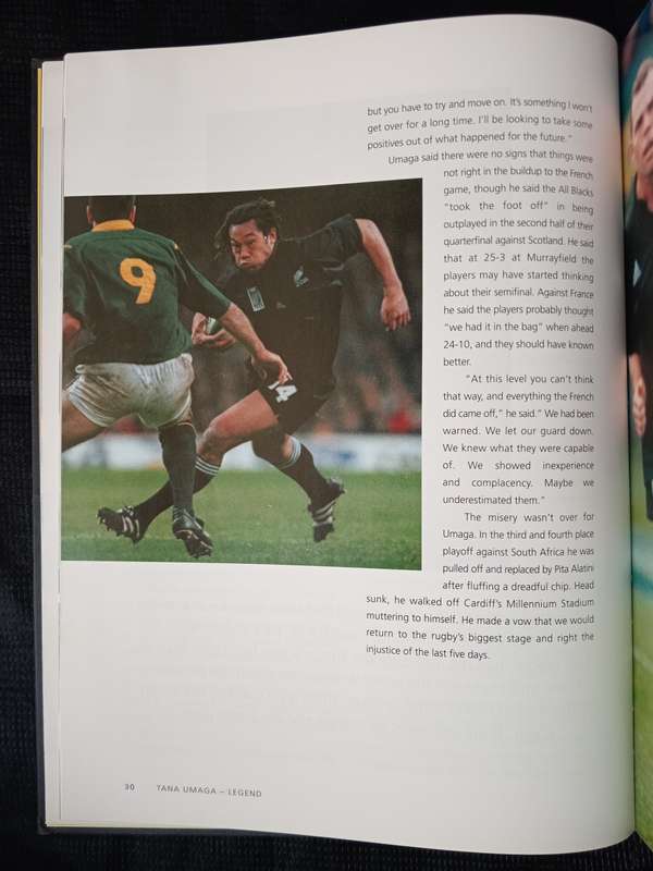 Tana Umaga A Tribute to a Rugby Legend by John Matheson
