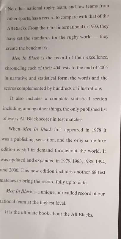 Men in Black by Ron Palenski, Rod Chester & Neville McMillan