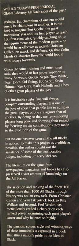 Tribute Ranking the Greatest All Blacks of All Time by Paul Verdon