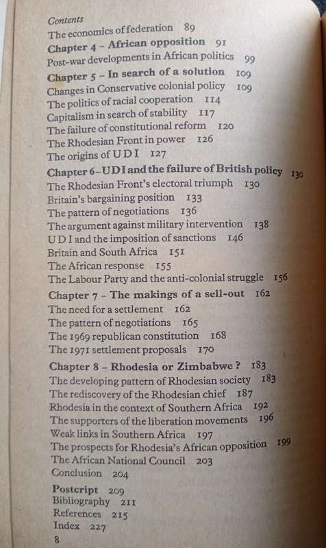 Rhodesia White Racism & Imperial Response by Martin Loney