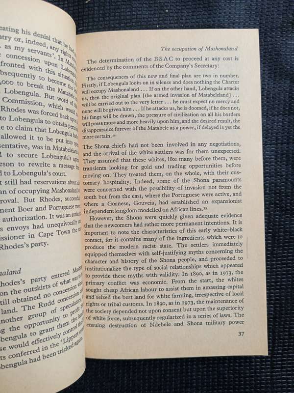 Rhodesia White Racism & Imperial Response by Martin Loney