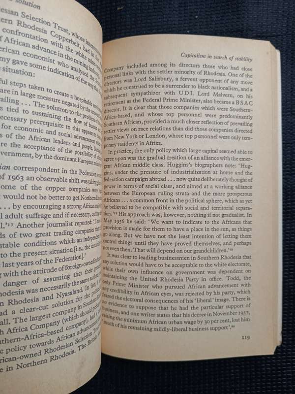 Rhodesia White Racism & Imperial Response by Martin Loney