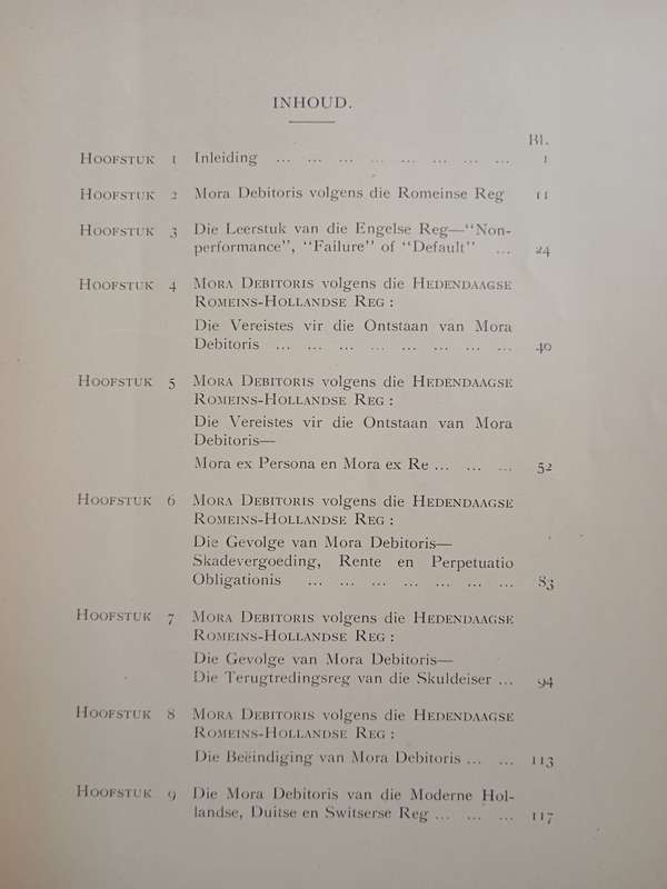 Mora Debitoris volgens die Hedendaagse Romeins-Hollandse Reg by I van Zijl Steyn