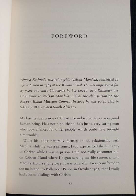 Doinf Life with Mandela My Prisoner My Friend by Christo Brand with Barbara Jones
