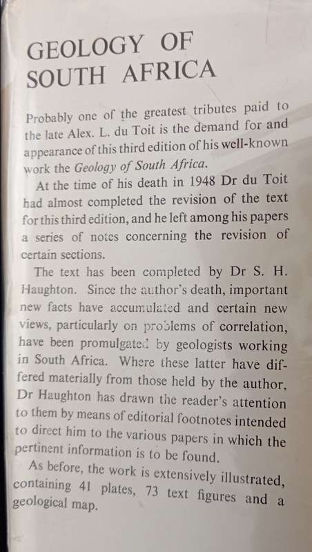 Geology of South Africa by Alex L du Toit