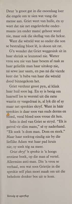 Griwt skryf ń sprokie by Marita van der Vyver