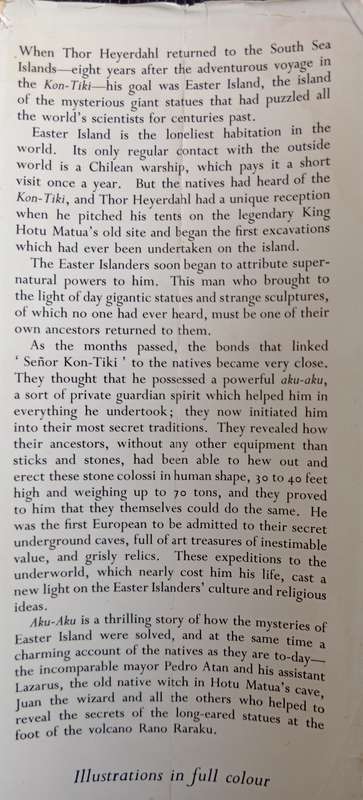 Aku-Aku The Secret of Easter Island by Thor Heyerdahl