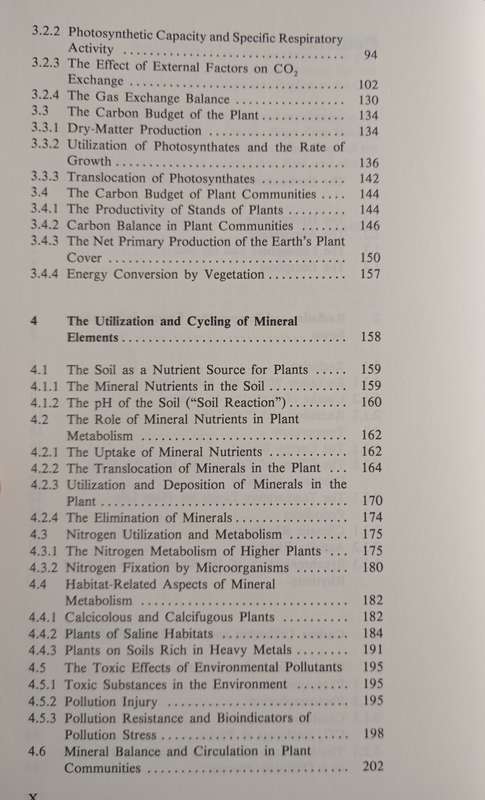 Physiological Plant Ecology by W Larcher