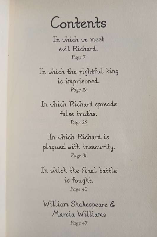 William Shakespeare Richard III Retold by Marcia Williams