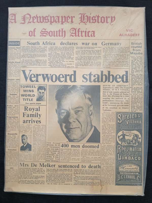 A Newspaper History of South Africa by Vic Alhadeff