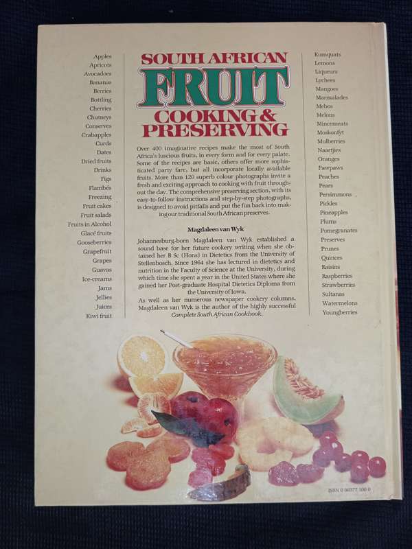 South African Fruit Cooking & Preserving by Magdaleen van Wyk