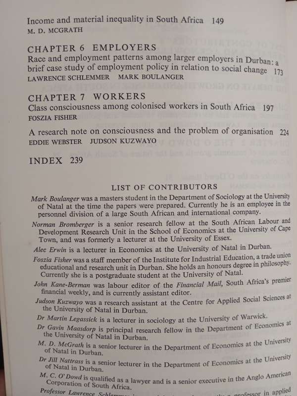Change, Reform & Economic Growth in South Africa by Editors Lawrence Schlemmer & Eddie Webster