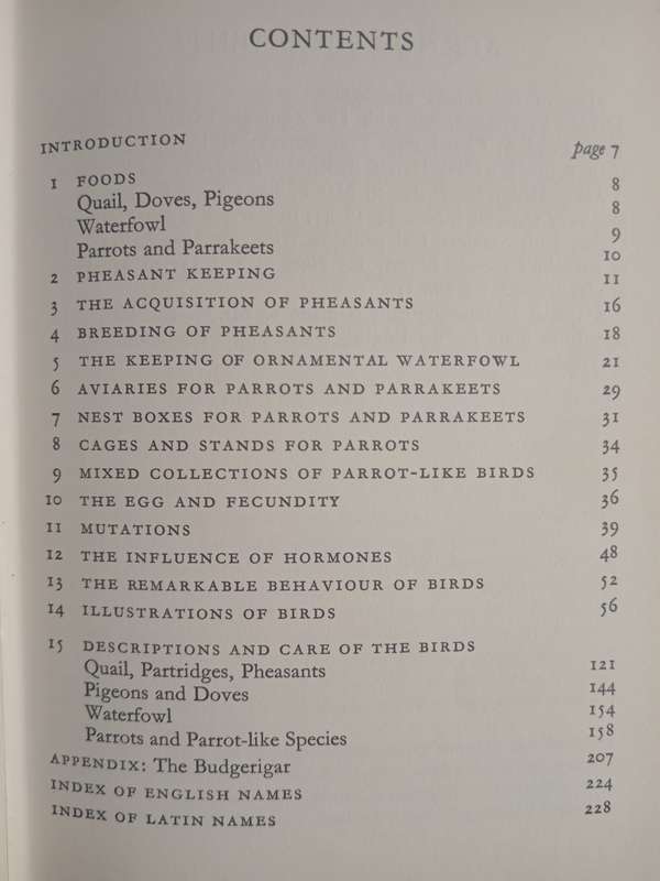 The Handbook of Foreign Birds in Colour Vol 2 by A Rutgers