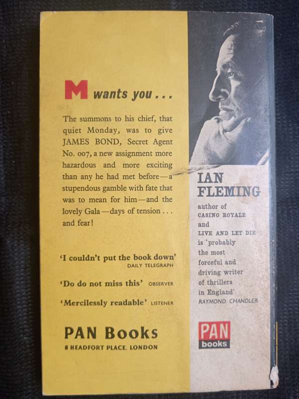 James Bond 007 Moonraker by Ian Fleming