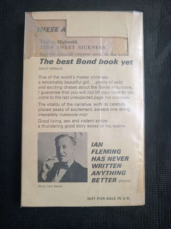 James Bond 007 On Her Majesty's Secret Service by Ian Fleming