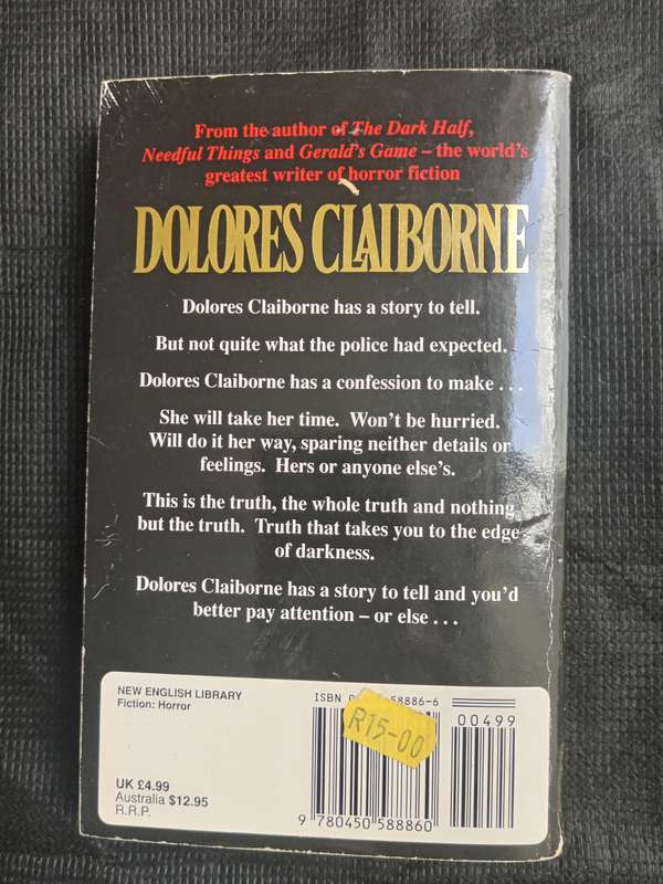 Dolores Claiborne by Stephen King