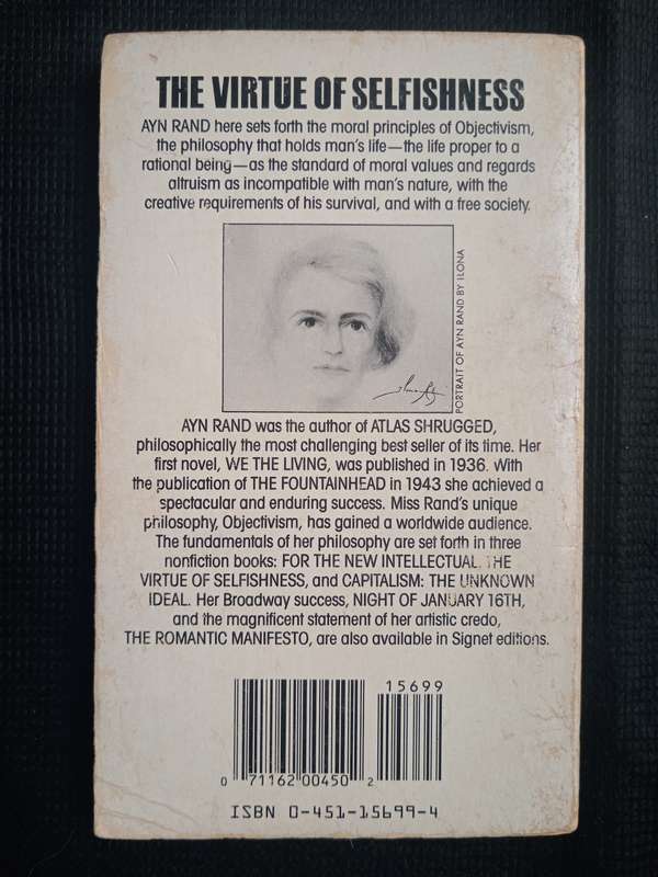 The Virtue of Selfishness by Ayn Rand