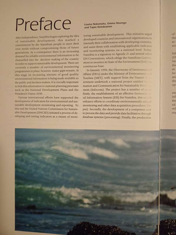 Namibia's Marine Environment Edited by Molly & Reinikainen