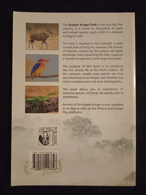 Animals of the Greater Kruger by Burger Cillié & Niel Cillié