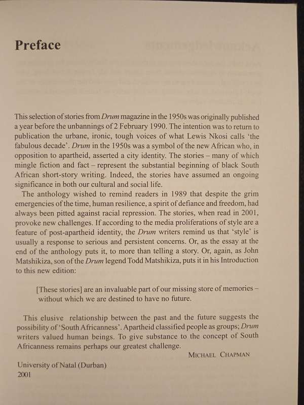 The Drum Decade Edited by Michael Chapman