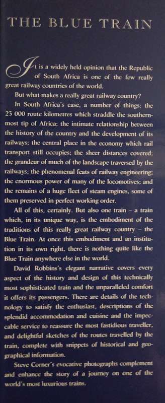 The Blue Train by David Robbins