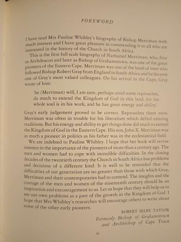 Merriman of Grahamstown by Pauline Megan Whibley